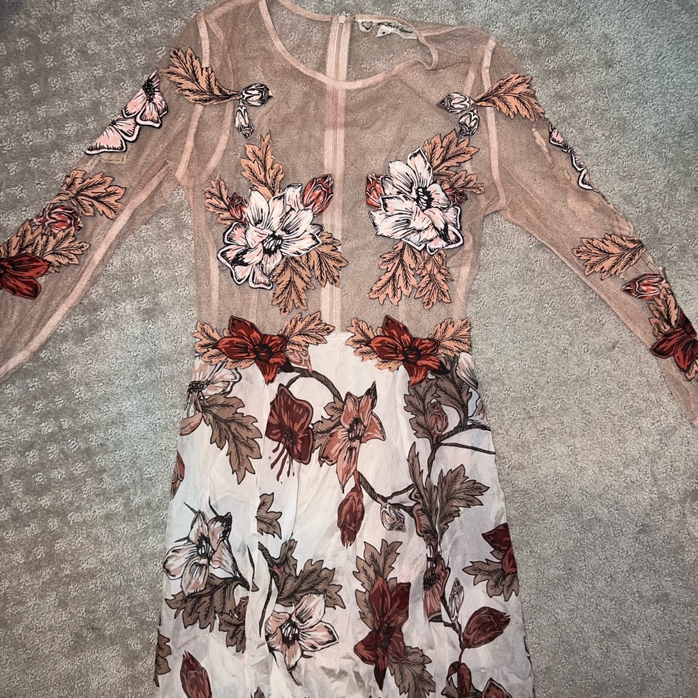 For love and lemon maxi sheer dress